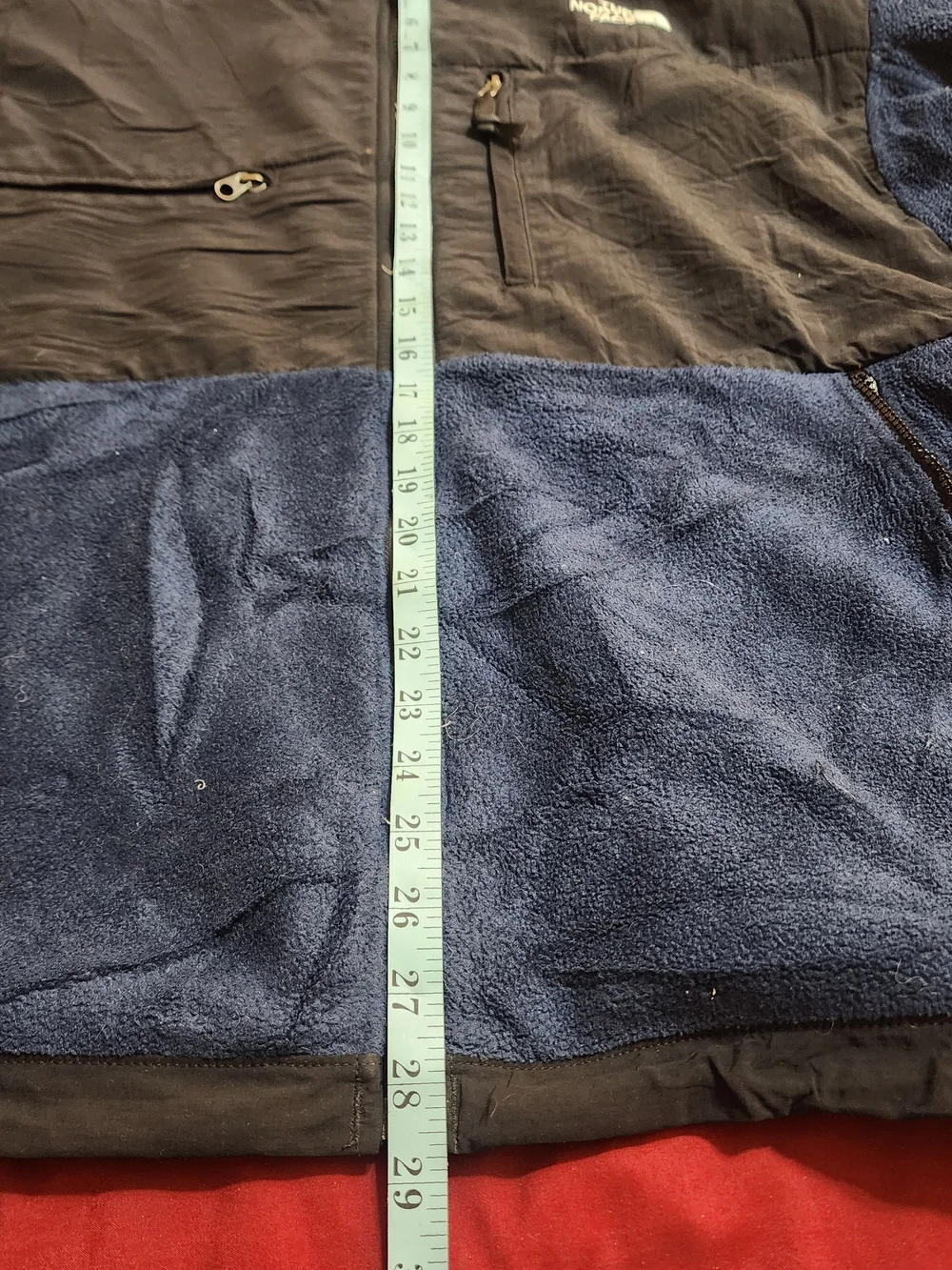 The North Face Men's Blue & Black Fleece Jacket